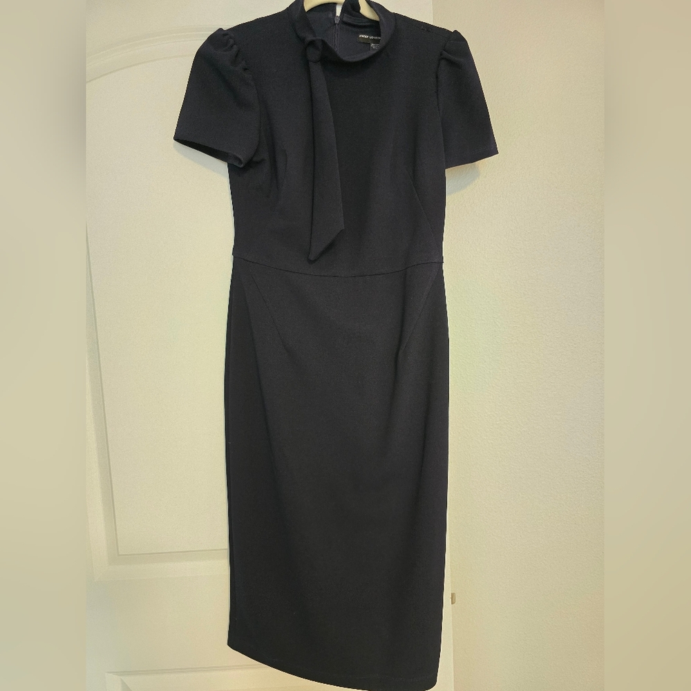 Maggy London Elegant Navy Dress